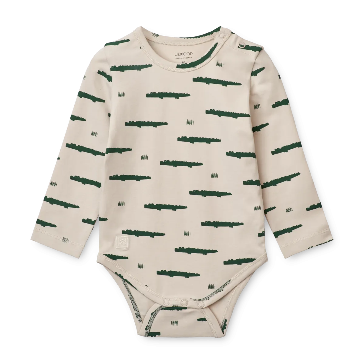 Yanni Carlos Crocodile Long Sleeve Bodysuit