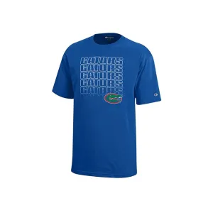 Youth UF Gators Repeating Jersey Short Sleeve T-Shirt